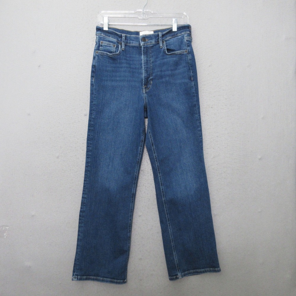 Boden Jeans Women 30 High Rise True Straight Denim Preppy Minimalist Everyday